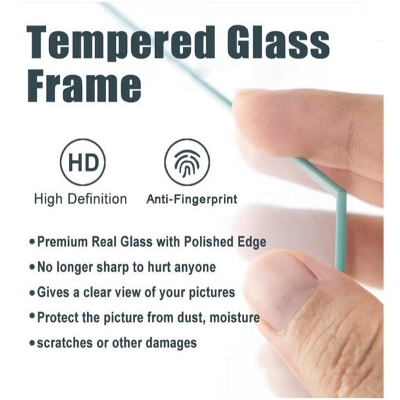 2- 8x10 Gallery Wall Picture Frames Fits 8x10 Or 5x7 Black Modern Farmhouse - Picture 5 of 5